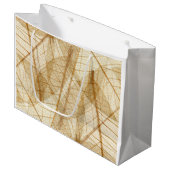 Rustic Spure Lace Leaves Large Cadeautasje (Voorkant Gekanteld)