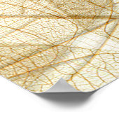 Rustic Spure Lace Leaves Poster (Hoek)