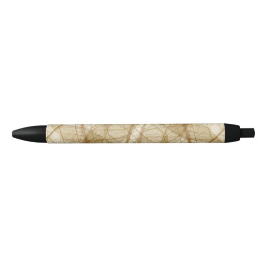Rustic Spure Lace Leaves Zwarte Inkt Pen (Voorkant)