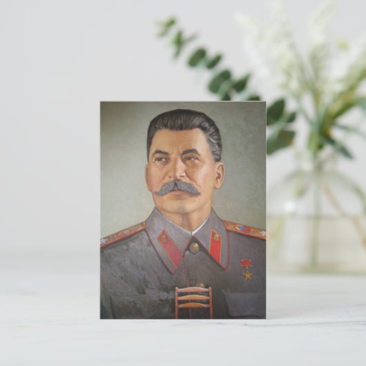 Rustic Stalin Briefkaart (Staand voorkant)