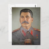 Rustic Stalin Briefkaart (Voorkant / Achterkant)