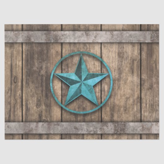 Rustic Star (Barrel) Tissuepapier (Voorkant)