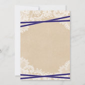 Rustic Starfish Beach Bridal Shower Invitations Kaart (Achterkant)