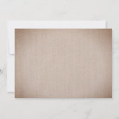 Rustic Starfish Floral Jar  Vrijgezellenfeest Kaart (Achterkant)