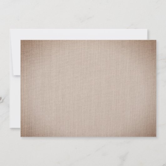 Rustic Starfish Floral Jar  Vrijgezellenfeest Kaart (Achterkant)