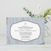 Rustic Starfish repetitie Kaart (Staand voorkant)