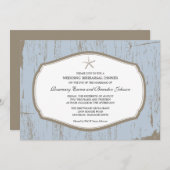 Rustic Starfish repetitie Kaart (Voorkant / Achterkant)