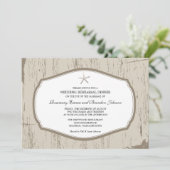 Rustic Starfish repetitie Kaart (Staand voorkant)