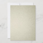 Rustic Starfish Wedding Invitations Kaart (Achterkant)