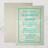 Rustic Starfish Wedding Invitations Kaart (Voorkant / Achterkant)