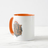 Rustic Stay Wild Hiking Graphic Mok (Voorkant links)