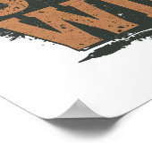 Rustic Stay Wild Hiking Graphic Poster (Hoek)