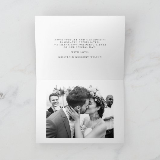 Rustic stencil botanics Foto Hartelijk dank Kaart (Binnen)