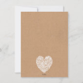 Rustic Stock the Kitchen Vrijgezellenfeest Party Kaart (Achterkant)