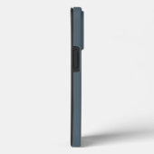 Rustic Stofblauw Waterverf Minimalistisch Hedendaa Case-Mate iPhone Case (Achterkant / Rechts)