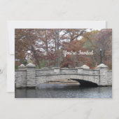 Rustic Stone Bridge Foto Kaart (Voorkant)