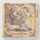 Rustic Stone Ebenezer Brews Onderzetter (Voorkant)