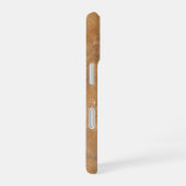 Rustic Stone Initiaal Look iPhone 16 Hoesje (Rechterkant)
