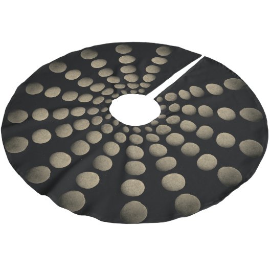 Rustic Stone Mandala Kerstboom Rok (Gekanteld)