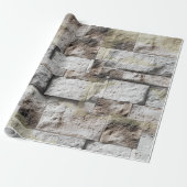 Rustic Stone Travertine Backsplash Cadeaupapier (Uitgerold)
