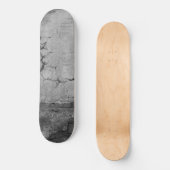 Rustic Stone Wall Napoli 1 - BW Persoonlijk Skateboard (Voorkant)