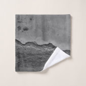 Rustic Stone Wall Napoli 2 - Yin Yang - BW Bad Handdoek (Wasdoekje)