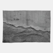 Rustic Stone Wall Napoli 2 - Yin Yang - BW Theedoek (Horizontaal)