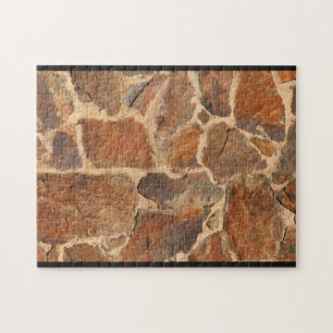 Rustic Stone Wall Structure Geology Challenge Legpuzzel