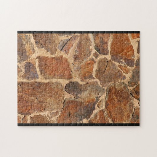 Rustic Stone Wall Structure Geology Challenge Legpuzzel (Horizontaal)