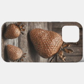 Rustic Strawberry Magnetic Phone Case (Achterkant (horizontaal))