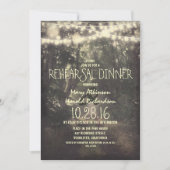 Rustic String Lights repetitie diner Kaart (Voorkant)