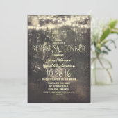 Rustic String Lights repetitie diner Kaart (Staand voorkant)