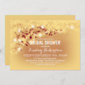 Rustic String Lights Romantisch Vrijgezellenfeest Kaart (Voorkant / Achterkant)