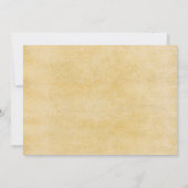 Rustic String Lights Romantische Huwelijksuitnodig Kaart (Achterkant)