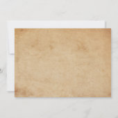 Rustic String Lights & Tree Fairy Tale Wedding Kaart (Achterkant)