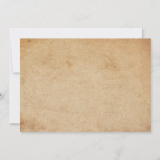 Rustic String Lights & Tree Fairy Tale Wedding Kaart (Achterkant)