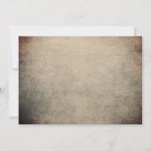 Rustic String Lights  Tree Wedding Kaart (Achterkant)