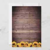 Rustic String Lights Vrijgezellenfeest Kaart (Achterkant)