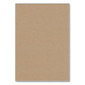 Rustic String Lights Wedding Table Numbers Kaart (Achterkant)