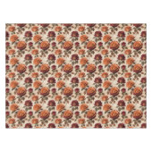 Rustic Style Roses In Shades Of Orange And Red Tafelkleed (Voorkant (Horizontaal))