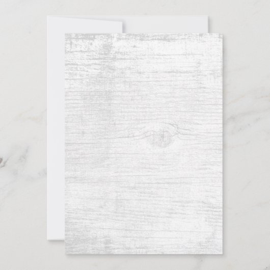 Rustic Succulent Barn Wedding Vrijgezellenfeest Kaart (Achterkant)