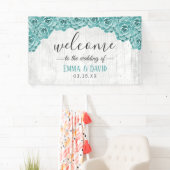Rustic Succulent Floral Barn Wood Weduwschap Welko Spandoek (Insitu)