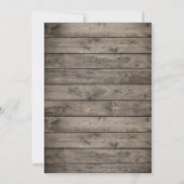 Rustic Succulent String Lights Vrijgezellenfeest Kaart (Achterkant)