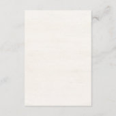 Rustic Summer aesthetic Wildflower Wedding Informatiekaartje (Achterkant)