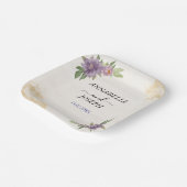 Rustic Summer aesthetic Wildflower Wedding Papieren Bordje (Gebogen)