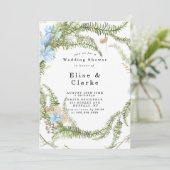 Rustic Summer Fern Wreath Wedding Shower (Staand voorkant)