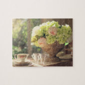 Rustic Summer Tea Party still Life Legpuzzel (Horizontaal)