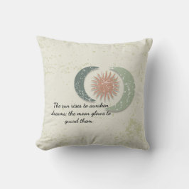 Rustic Sun Moon Earth Tone Sierkussen