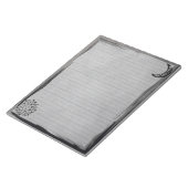  Rustic Sun Moon op Grunge Grunge Lined Notitieblok (Schuin)