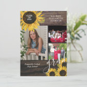 Rustic Sunflower 3 Aankondiging van een foto-Afstu (Staand voorkant)